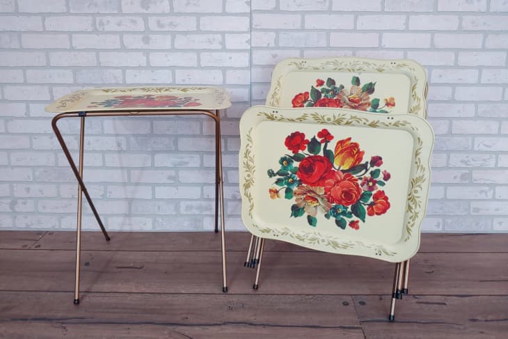 Antique tv sales trays